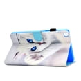 thumbnail image 3 of SM-T220/T225 Case and Cover, Galaxy Tab A7 Lite Case 2021 Released, Allytech Slim Painted PU Leather Shockproof Folio Stand Case with Card Slots for Samsung Galaxy Tab A7 Lite 8.4", White Cat, 3 of 7