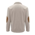 thumbnail image 3 of Sweater Mens,  Knit Sweater Men, Men's Outdoor Casual Stand Button Long Sleeve Sweater, 3 of 7