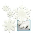 thumbnail image 1 of The Beistle Company Flocons de Neige Moelleux (Lot de 12), 1 of 1