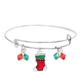 thumbnail image 2 of Fiudx Pulsera Navideña, Elegante Alegría de Cristal para Mujer, Elegante Accesorio Expandible para Niñas, Regal Festivo para Acción de Gracias y Navidad, Diseño Moderno, Ideal para Ocasiones Especial, 2 of 2