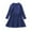 Blue, variant on KYAIGUO Kids Baby Knitted Sweater Dress for Girls,Toddler Spring Fall Long Sleeve a Line Princess Dresses Kids Little Solid Color Pullover Party Dress for 1-9T
