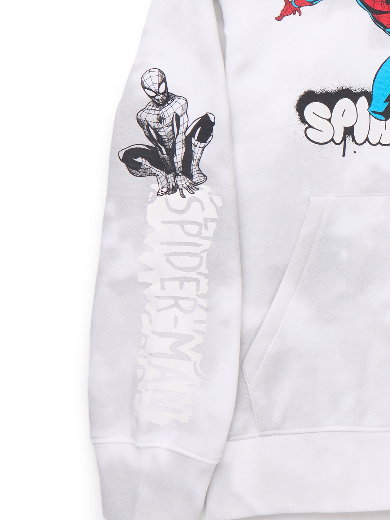 Marvel Boys Spider-Man Graphic Pullover Hoodie, Sizes XS-XXL