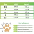 thumbnail image 2 of (XS) Botas para perros de 4 estaciones, protector de patas, botas de lluvia de gel de sílice, zapatos de invierno para mascotas, impermeables, antideslizantes, suaves, para exteriores, 2 of 5