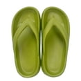 thumbnail image 2 of AXXD Slippers for Women Women's Shoes Slippers Home Couple Shoes Indoor Outside Soft Soled Slippers for Girls' Easter Outfits Green 10.5, 2 of 3