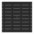 thumbnail image 6 of WestinTrends Dylan 5-Piece Outdoor Patio HDPE Adirondack Chair With Square Coffee Table Conversation Set, Black, 6 of 12