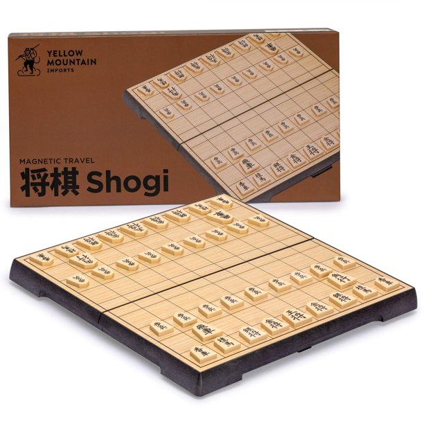 Juego magnético de ajedrez japonés Shogi, juego de viaje, Yellow Mountain