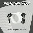 thumbnail image 2 of MELIVO Bike Lock,47.24" Kids Bike Lock,Cable Bicycle Lock Motorcycle Lock,White, 2 of 6