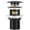 Style:With Overflow;, variant on Pop-up Drain for Freestanding Bathtub, Black, Freestanding Bathtub Drain Stopper - Style:NO Overflow;