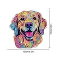 thumbnail image 2 of Colourful Happy Puppy Diamond Art Painting Kit Hanging, 2 of 7