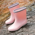 thumbnail image 2 of AUXDIQ Rain Boots Women Mid-calf Waterproof Rain Shoes Outdoor Garden Shoes, 2 of 5
