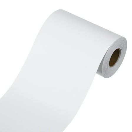 Wallpaper Border, Peel and Stick Wallpaper Borders, 3.9" x 393" Self Adhesive Mirror Frame Trim for Bedroom, Bright White