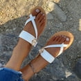 thumbnail image 6 of Leesechin Slide Sandals for Women Wide Width Women Shoes Fashion Casual Sandals Wedges Shoes Outdoor Slippers, 6 of 8