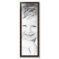 thumbnail image 2 of ArtToFrames 12" x 38" Black Panel With Silver Lip Picture Frame, 12x38 inch Multi Wood Poster Frame (WOM-5093), 2 of 7