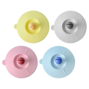 4 Pcs Silicone Cup Lid Silicone Mug Cover Drink Cup Lids Cup Sealing Lids Reusable Cup Lids Dust-proof Cup Lid Cover