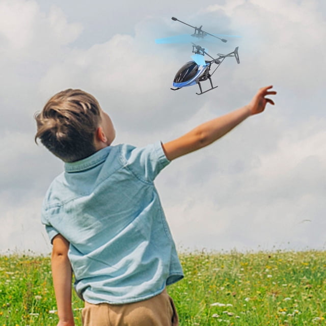 Sensor Flyer Lighting Hovering Infrared Sensor Remote Control Airplane Kids Toys