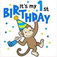 thumbnail image 2 of CafePress - First Birthday Monkey Infant Bodysuit - Baby Light Bodysuit, Size Newborn - 24 Months, 2 of 4