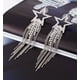 thumbnail image 3 of Pendientes de borlas para mujer Pendientes colgantes de cristal pavé con forma de estrella Pendientes colgantes con flecos y cuentas estilo cascada estilo bohemio, 3 of 5