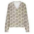 thumbnail image 4 of Oplxuo Ugly Christmas Cardigan for Women Casual Long Sleeve Open Front Button Sweater Funny Ugly Christmas Print Outwear, 4 of 4