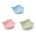 thumbnail image 4 of Bol d'Alimentation pour Animaux de Compagnie Mignon Fond Uni Anti-corrosif Remplacement Anti-corrosif Lavable Lisse Inodore Support de Collation Accessoires Vert, 4 of 8