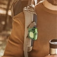 thumbnail image 2 of IBaodan Multifunctional Keychain Flashlight, Super Bright Outdoor Portable Mini Work Light, Portable Work Light Rechargeable Strong Flashlight for Hiking, Fishing, Emergency,Camping (Green), 2 of 9