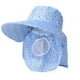 thumbnail image 2 of Sombrero de poliéster transpirable para exteriores, de ala ancha, para mujer, con protección solar, para ciclismo, cuello y trabajo, 2 of 6