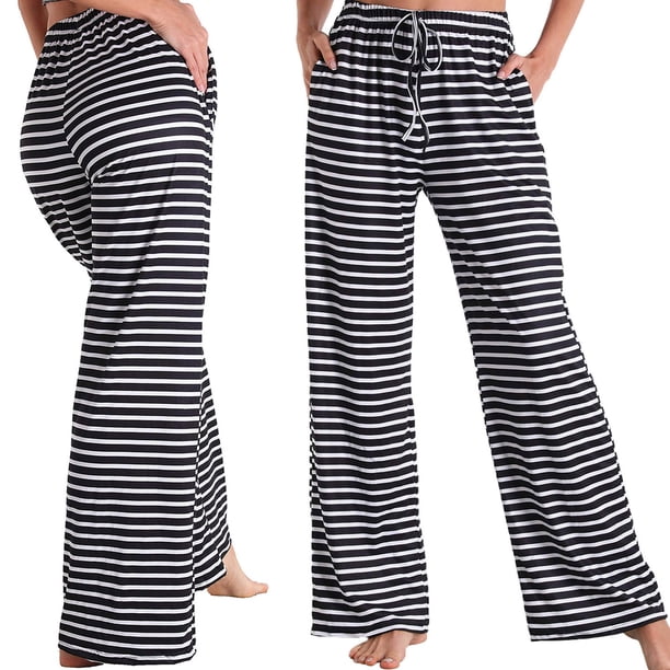 WILLBEST Pantalones Casuales para Mujer, Holgados, de Pierna Ancha y con Botones Grandes, Vaqueros de Microcuerno para Mayor Comodidad y Estilo En 2024. Grande