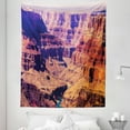 thumbnail image 1 of American Tapestry, Grand Canyon in Arizona Base Elevations North American Sublime Tribal Landscape, Fabric Wall Hanging Decor for Bedroom Living Room Dorm, 5 Sizes, Brown, by Ambesonne, 1 of 1