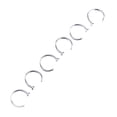 thumbnail image 5 of Ayyufe Pack Of 10/6/2 Stainless Steel Nose Open Hoop Ring Body Piercing Stud Unisex, 5 of 7
