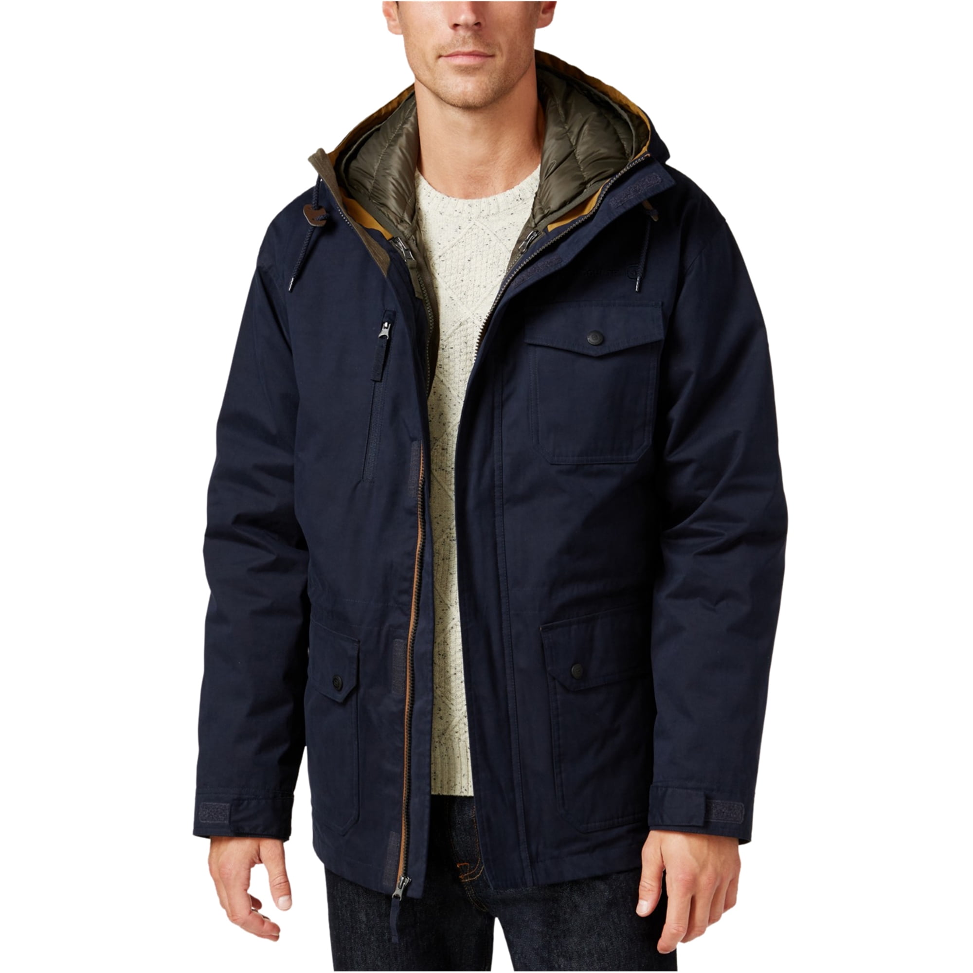 Free Country Mens Oxford Blend 3-in-1 Down Jacket, Blue, Medium ...