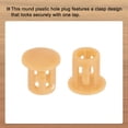 thumbnail image 4 of Uxcell 32Pcs Tapones de Agujero de Plástico, Tapones de Agujero de Tipo Flush para Muebles de Armario de Agujero de Bloqueo de 5 mm Naranja, 4 of 6