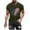 A Army Green, variant on Men's Big And Tall Shirts Summer Cotton Tee Mens Dress Shirt Men Casual Fashion Printing Round Neck Pullover Fitness Sports Shorts Sleeves T Shirt Blouse Black Xxxxl