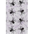 thumbnail image 5 of Coolnut Spiders On Webs Pattern Thermal Insulated Blackout Grommet Printed Window Curtain - 84x55 in - 100% Polyester 2 Panels, 5 of 5