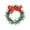C, variant on Mini Christmas Wreath, Small Xmas Wreath for Crafts, 1 Pc Miniature Holiday Wreath Embellishment for Dollhouse, Tabletop Displays, DIY Projects and Christmas Decor