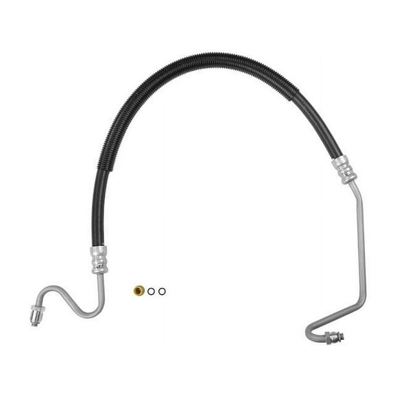 Hydroboost To Gear Power Steering Pressure Line Hose Assembly - Compatible with 1980 - 1986 GMC C3500 1981 1982 1983 1984 1985