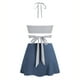 thumbnail image 1 of Trajes de Baño para las Mujeres Color Sexy Que Coincide con la Falda de Cintura Alta Traje de Baño Dividido, Retro Set de Dos Piezas, 1 of 6
