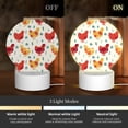 thumbnail image 3 of Balery Flower Chicken Pattern Acrylic Night Light Gift with 3 Color ModesTouch-Sensitive LED Lamp Perfect Gift for Mother's Day, Birthday, or Christmas, 3 of 9