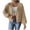 Khaki, variant on Turilly Cardigan Sweaters for Women Women's Winter Loose Solid Sweater Long Sleeve Cardigan Top Coat