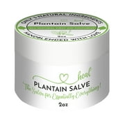 H.E.A.L.'s Plantain Salve for Scrapes, Cuts, Rashes and Bites- 2oz