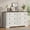 White-A(6 Drawers), variant on Meteorleg Farmhouse 6 Drawer Dressers for Bedroom, 53.9'' Wide Dresser & Chests of Drawers, Horizontal Wooden TV Stand Dresser for Bedroom, Hallway, Living Room, Cherry