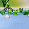thumbnail image 1 of 10Pcs Cute Frog Miniature Fairy Garden Ornament DIY Micro Landscape Decoration, 1 of 1
