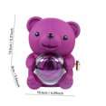 thumbnail image 3 of Organizador de almacenamiento de joyero de flores de jabón Bear Flip | Caja de regalo de oso lindo con cubierta acrílica transparente | Almacenamiento multifuncional para regalos, joyas, vacaciones, 3 of 4