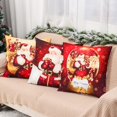 thumbnail image 5 of Funda de cojín navideña de Papá Noel, decoración navideña para el hogar, regalo de Navidad 2024, adornos navideños, Año Nuevo 2025, 5 of 5