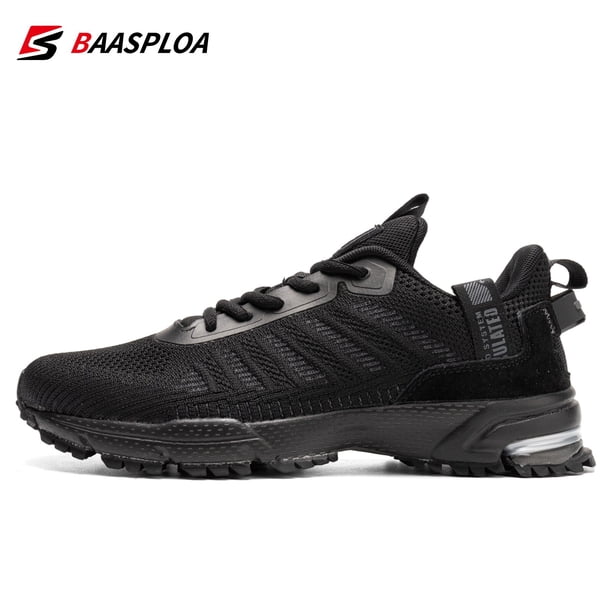 Baasploa, zapatillas de correr profesionales para hombre, zapatillas de deporte de malla de diseñador ligeras para hombre, zapatillas de tenis para deportes al aire libre con cordones para hombre Tan Jianjun unisex
