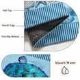 thumbnail image 6 of Coastal Turtle Round Area Rug 7Ft Washable Circle Rugs for Dorm Laundry Room, Nautical Coral Starfish Conch Seashells Non-Slip Carpet Floor Mats Indoor Outdoor Carpet Runner Aesthetic Home Decor, 6 of 8
