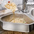 thumbnail image 5 of Escurridor de platos enrollable de gran tamaño, soporte para platos de cocina, rejilla de secado ajustable con ventosa, colador de acero inoxidable para cocina, 5 of 5