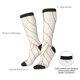 thumbnail image 4 of Fotbe Elegant Gold Leaf Pattern Calcetas Divertidas Estampadas para Hombre y Mujer, Calcetas de Algodón hasta la Rodilla para Caminar, Correr, Enfermería y Embarazo, 4 of 6