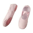 thumbnail image 2 of Missfiona Girl Ballet Dance Shoes Soft Leather Ballet Slippers for Toddler/Little Kid/Big Kid(10M,Pink）, 2 of 5