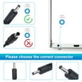 thumbnail image 3 of 5V 4A 3.5 X 1.35mm AC Adapter Laptop Charger Power Supply for Lenovo IdeaPad 100S-11IBY 80R200E5US 80R200BWUS, Miix 300-10IBY 80NR001WUS; 320-10ICR 80SG001FUS, 3 of 10