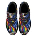 thumbnail image 2 of LGBT Pride Eagle We The People Means Everyone Shoes Sneakers for Women Men Black Size 9.5, 2 of 7