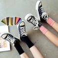 thumbnail image 3 of D-GROEE 5 Pairs Womens Cotton Ankle Mid Tube Socks Summer Socks Thin Colorful Socks Casual Crew Soft Breathable, 3 of 8